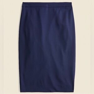 J. Crew Navy Pencil Skirt